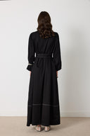 Wilder Drawstring Gabardine Dress