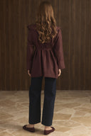 Dacron Shirt with Embroidered Collar