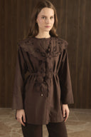 Dacron Shirt with Embroidered Collar