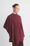 Yellow Ruffled Crossover Dacron Shirt