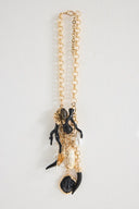 Clover Detailed Gold Necklace