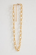 Clover Detailed Gold Necklace