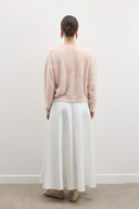 Soft-Textured Gold Button Cardigan