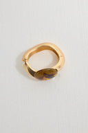 Gold Bracelet with Round Stones