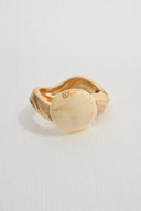 Yuvarlak Taşlı Gold Bileklik
