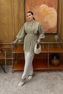 Zia Tie-Neck Shirt