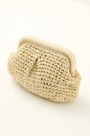 Chain-Strap Woven Bag