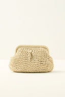 Chain-Strap Woven Bag